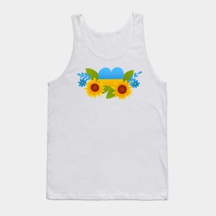 Ukrainian heart Tank Top